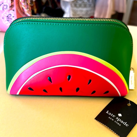 NWT Kate Spade Watermelon Cosmetic Bag - Picture 2 of 5
